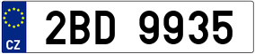 Truck License Plate